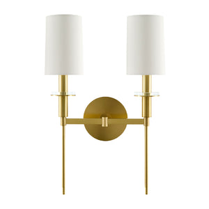  Modern European furniture - White Dual-Shade Wall Lamp - www.oroa.com | Oroa.com