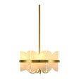 Modern European furniture - White Stone 4-Light Pendant Lamp - www.oroa.com