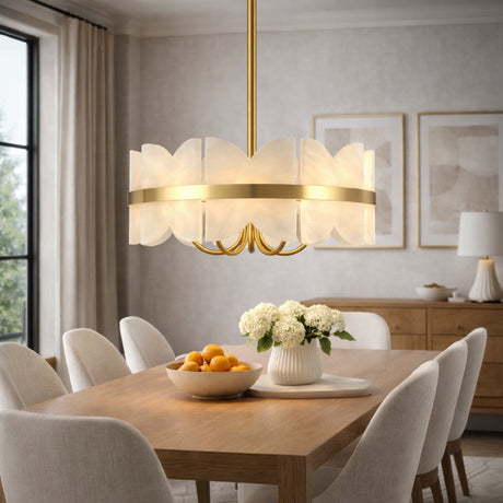   White Stone 4-Light Pendant Lamp | Oroa.com