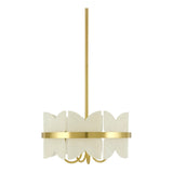 Modern European furniture - White Stone 4-Light Pendant Lamp - www.oroa.com