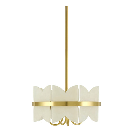 Modern European furniture - White Stone 4-Light Pendant Lamp - www.oroa.com
