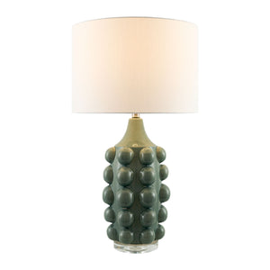   Modern European furniture - Embellished Green Ceramic Table Lamp - www.oroa.com | Oroa.com