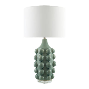   Modern European furniture - Embellished Green Ceramic Table Lamp - www.oroa.com | Oroa.com