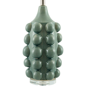   Modern European furniture - Embellished Green Ceramic Table Lamp - www.oroa.com | Oroa.com