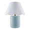 Modern European furniture - Scalloped Seagrass Ceramic Table Lamp - www.oroa.com