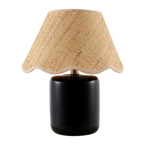   Scalloped Edge Seagrass Table Lamp | Oroa.com