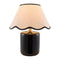 Modern European furniture - Scalloped Linen Ceramic Table Lamp - www.oroa.com