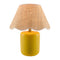 Modern European furniture - Scalloped Edge Seagrass Table Lamp - www.oroa.com