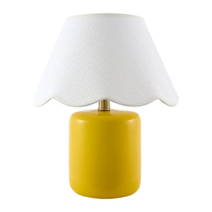   Modern European furniture - Scalloped Seagrass Ceramic Table Lamp - www.oroa.com | Oroa.com