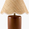 Scalloped Edge Seagrass Table Lamp | Kuda Home Marivela | Oroa.com
