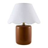 Modern European furniture - Scalloped Seagrass Ceramic Table Lamp - www.oroa.com