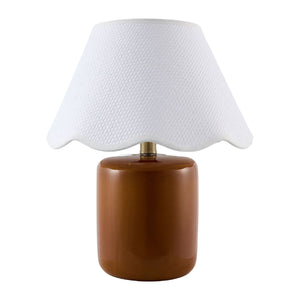   Modern European furniture - Scalloped Seagrass Ceramic Table Lamp - www.oroa.com | Oroa.com