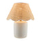 Modern European furniture - Scalloped Edge Seagrass Table Lamp - www.oroa.com