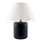 Modern European furniture - Scalloped Seagrass Ceramic Table Lamp - www.oroa.com