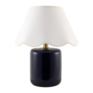   Modern European furniture - Scalloped Seagrass Ceramic Table Lamp - www.oroa.com | Oroa.com