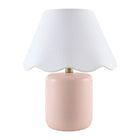 Modern European furniture - Scalloped Seagrass Ceramic Table Lamp - www.oroa.com