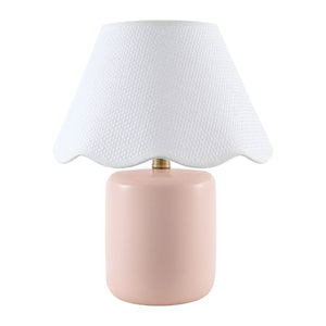   Modern European furniture - Scalloped Seagrass Ceramic Table Lamp - www.oroa.com | Oroa.com