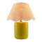 Modern European furniture - Scalloped Edge Seagrass Table Lamp - www.oroa.com