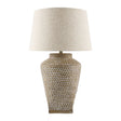 Modern European furniture -  Carved Ceramic Accent Table Lamp - www.oroa.com