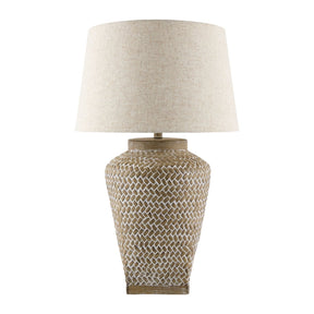 Modern European furniture -  Carved Ceramic Accent Table Lamp - www.oroa.com