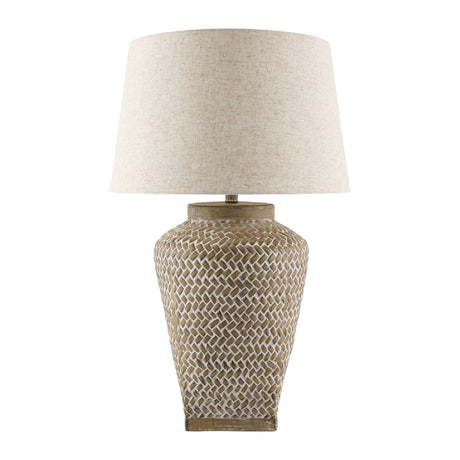 Modern European furniture -  Carved Ceramic Accent Table Lamp - www.oroa.com