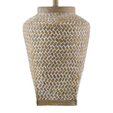 Modern European furniture -  Carved Ceramic Accent Table Lamp - www.oroa.com