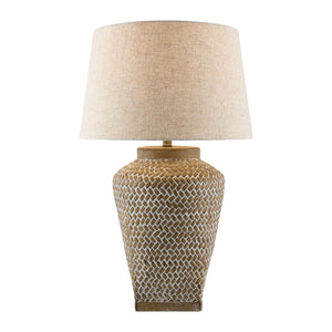   Modern European furniture -  Carved Ceramic Accent Table Lamp - www.oroa.com | Oroa.com