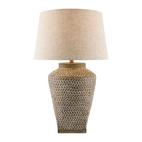   Modern European furniture -  Carved Ceramic Accent Table Lamp - www.oroa.com | Oroa.com