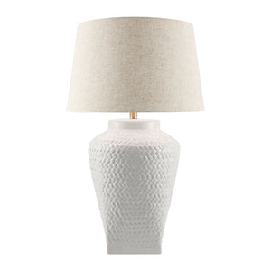   Modern European furniture -  Carved Ceramic Accent Table Lamp - www.oroa.com | Oroa.com
