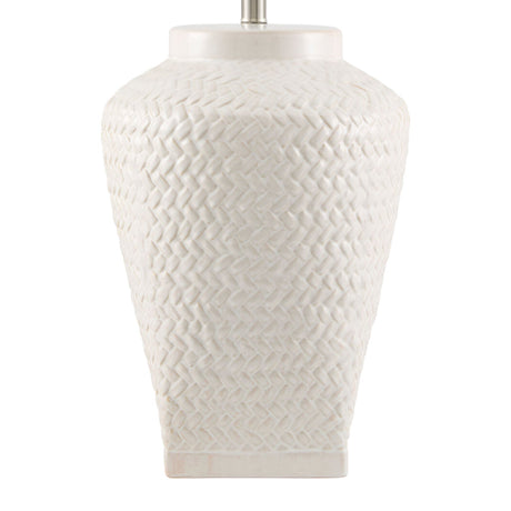 Modern European furniture -  Carved Ceramic Accent Table Lamp - www.oroa.com