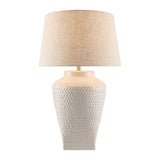 Modern European furniture -  Carved Ceramic Accent Table Lamp - www.oroa.com