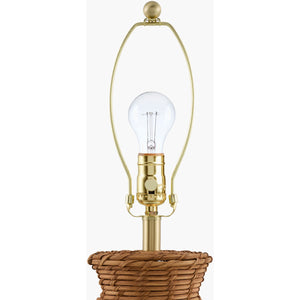  Modern European furniture - Painted Rattan Accent Table Lamp - www.oroa.com | Oroa.com