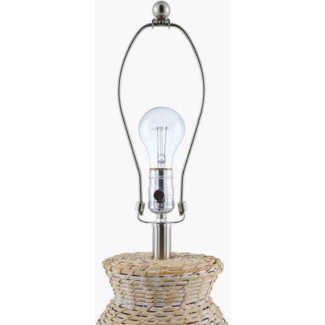 Modern European furniture - Painted Rattan Accent Table Lamp - www.oroa.com