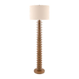 Modern European furniture - Beige Stacked Base Floor Lamp - www.oroa.com