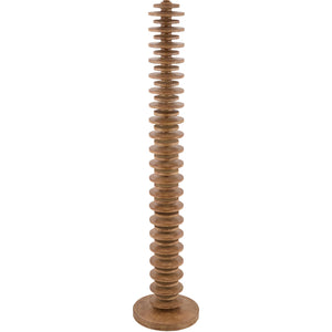   Modern European furniture - Beige Stacked Base Floor Lamp - www.oroa.com | Oroa.com