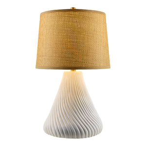   Brown Rattan Shade Table Lamp | Oroa.com