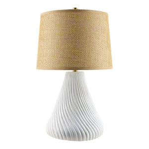   Brown Rattan Shade Table Lamp | Oroa.com