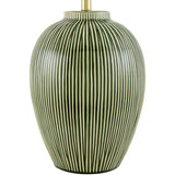 Modern European furniture - Hand-painted Green Ceramic Table Lamp - www.oroa.com