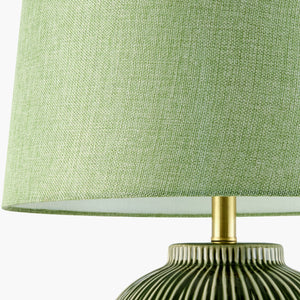  Modern European furniture - Hand-painted Green Ceramic Table Lamp - www.oroa.com | Oroa.com
