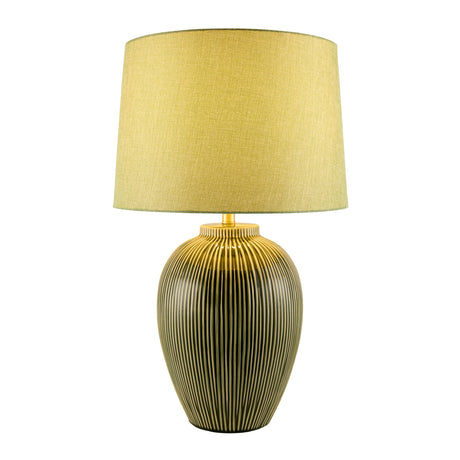   Modern European furniture - Hand-painted Green Ceramic Table Lamp - www.oroa.com | Oroa.com