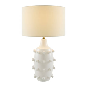 Modern European furniture - White Ceramic Table Lamp - www.oroa.com