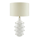 Modern European furniture - White Ceramic Table Lamp - www.oroa.com