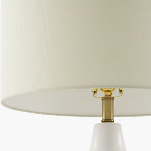   Modern European furniture - White Ceramic Table Lamp - www.oroa.com | Oroa.com