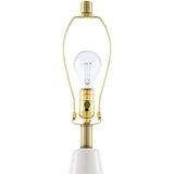 Modern European furniture - White Ceramic Table Lamp - www.oroa.com