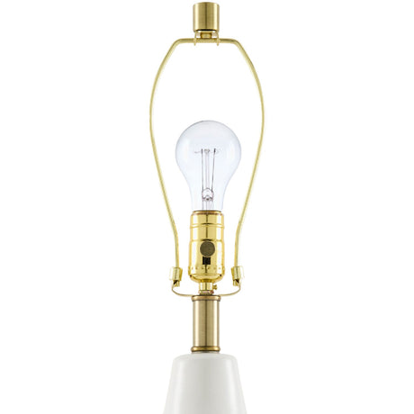 Modern European furniture - White Ceramic Table Lamp - www.oroa.com