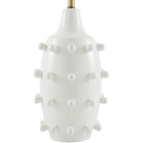 Modern European furniture - White Ceramic Table Lamp - www.oroa.com