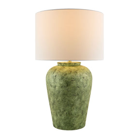 Modern European furniture - Green Ceramic Table Lamp - www.oroa.com