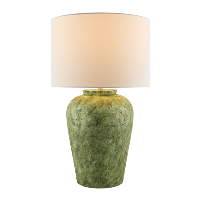 Modern European furniture - Green Ceramic Table Lamp - www.oroa.com