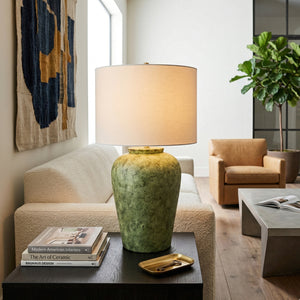   Modern European furniture - Green Ceramic Table Lamp - www.oroa.com | Oroa.com