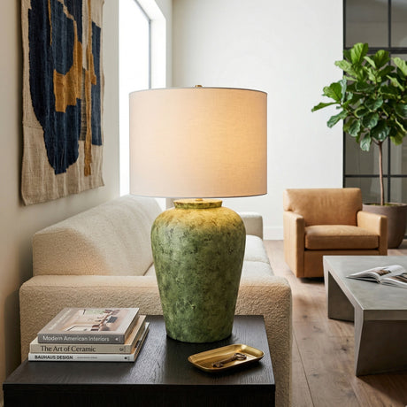   Modern European furniture - Green Ceramic Table Lamp - www.oroa.com | Oroa.com